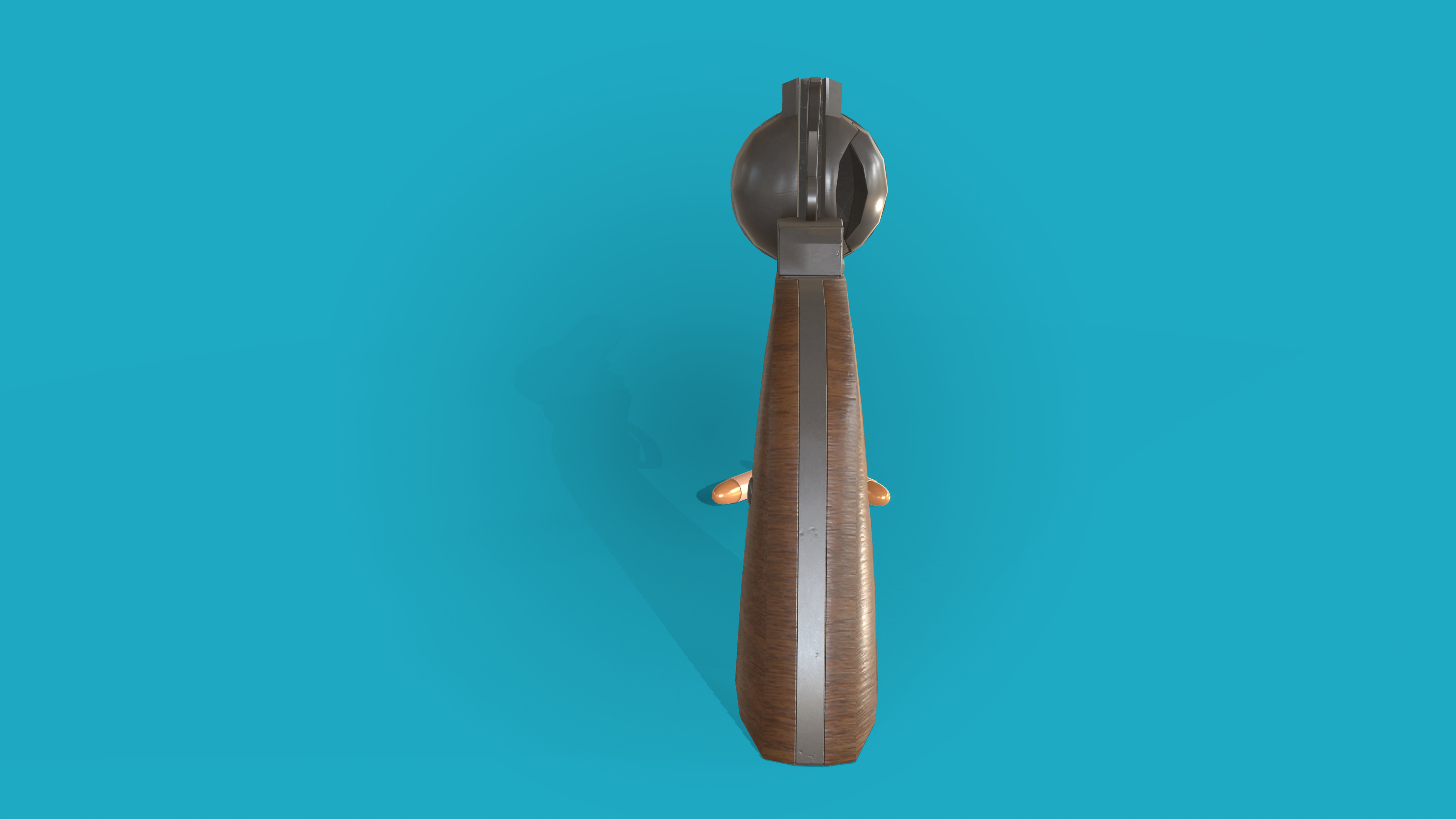 Revolver Colt Single Action 3D model Low-poly 3D model_16