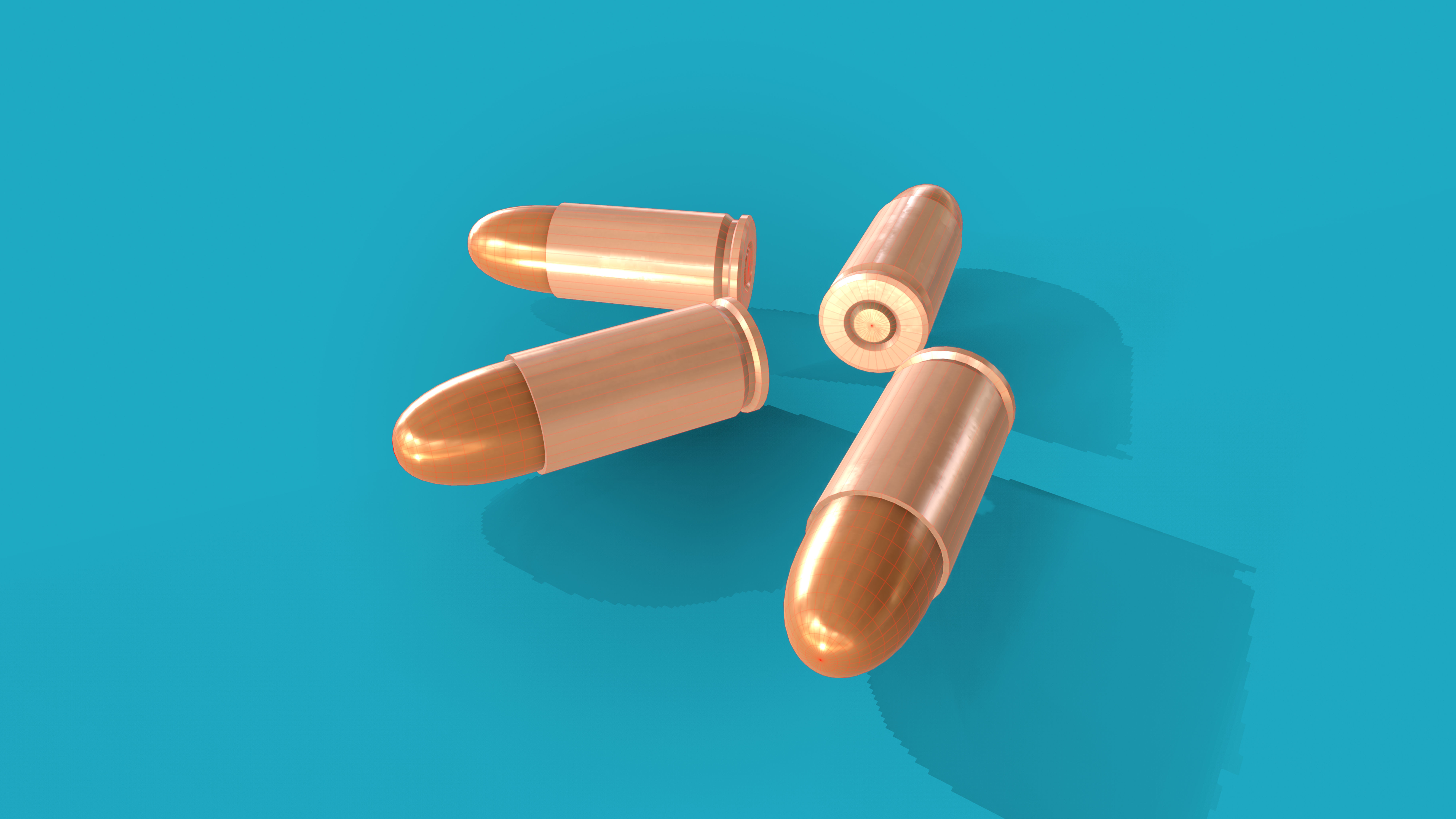 Revolver Colt Single Action 3D model Low-poly 3D model_14