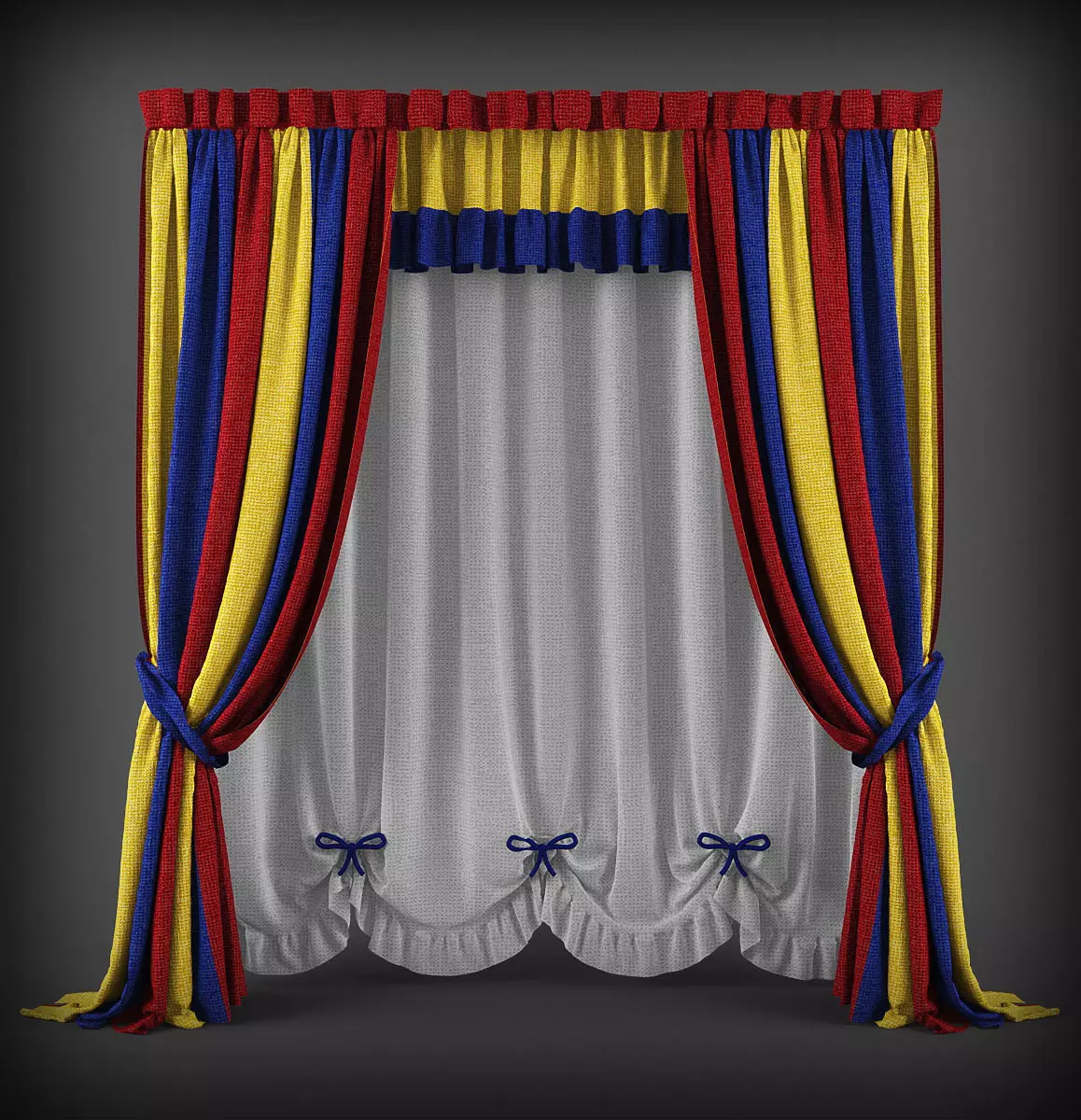 Curtain 3D model 65 3D model_0