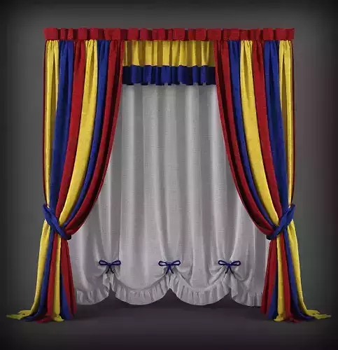 Curtain 3D model 65 3D model
