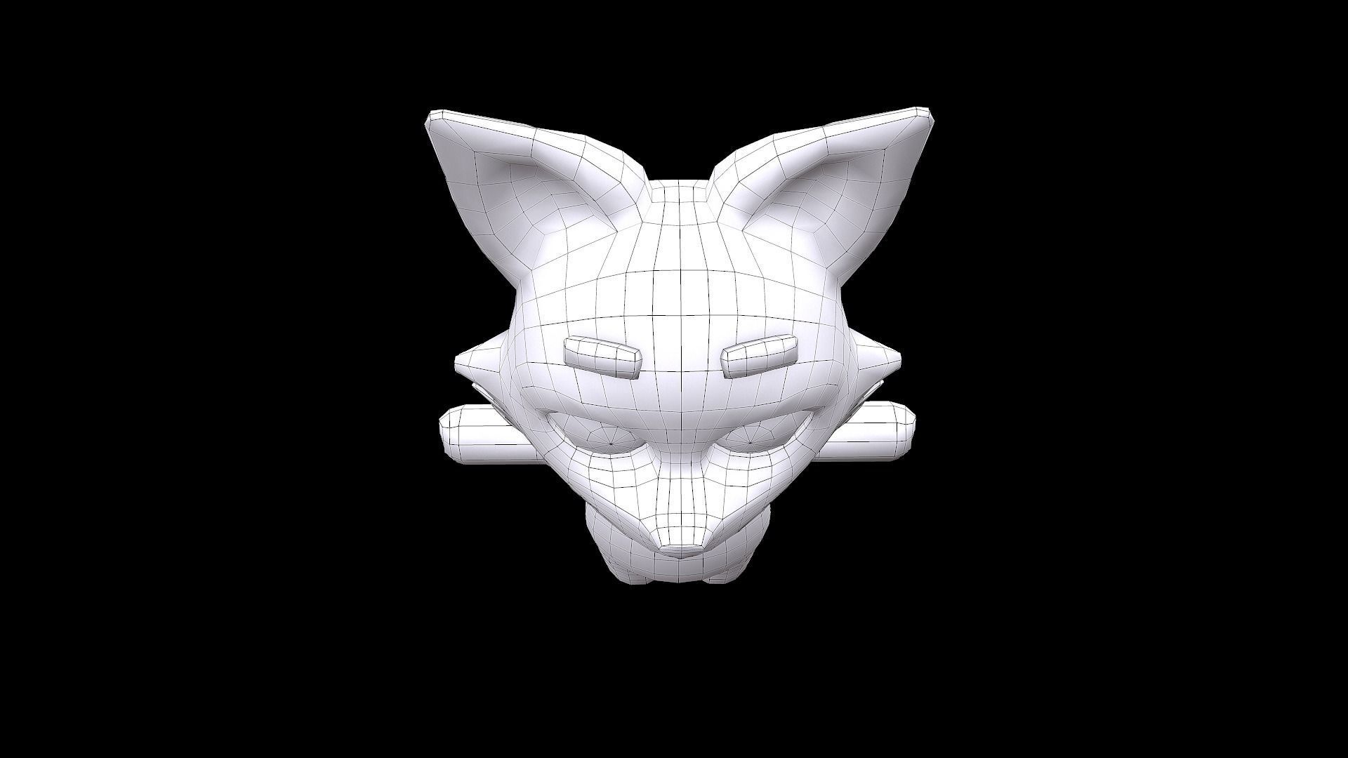 Cute Cartoon style Fox rigged and animated for Endless runner  Low-poly 3D model_20