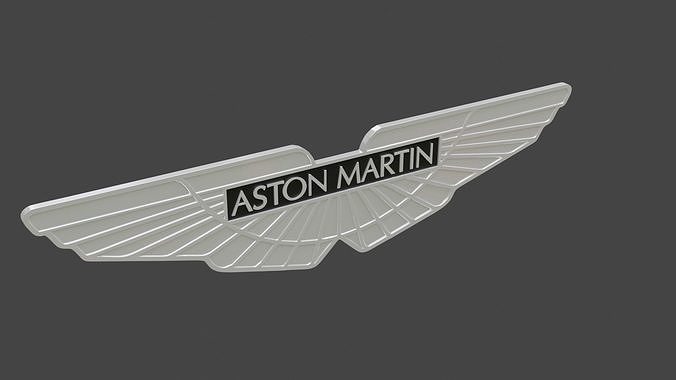aston martin logo 3D model