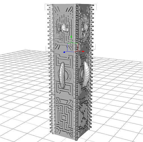 Printable AvP Collumn vor Tabletop and Wargaming 3D print model