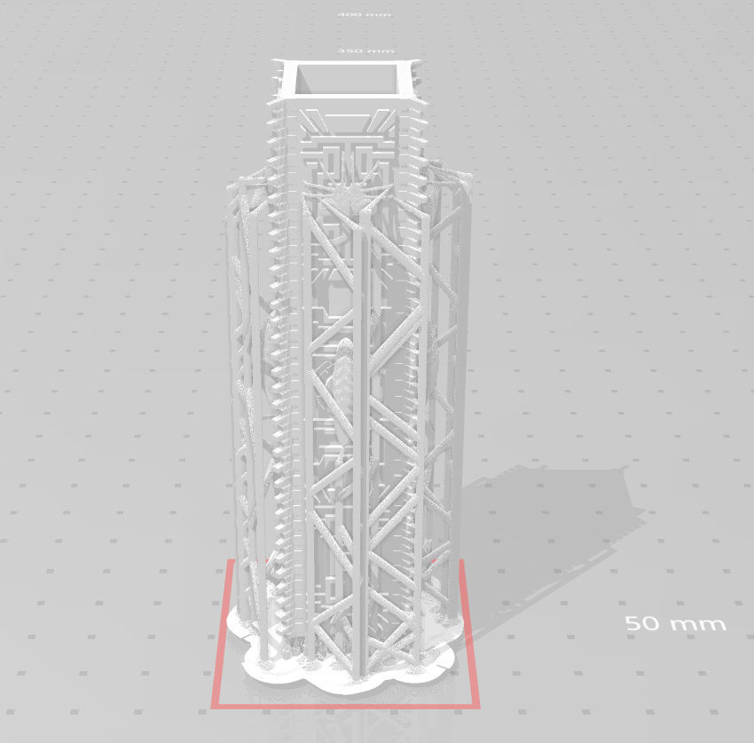 Printable AvP Collumn vor Tabletop and Wargaming 3D print model_2