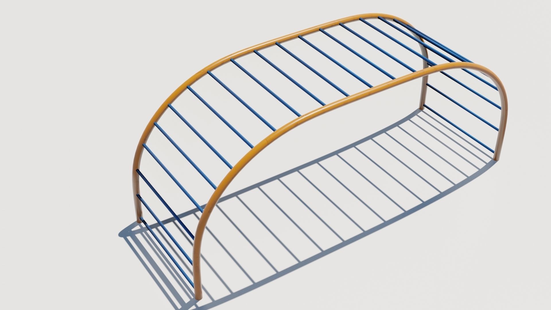 Playground 3D model play structure Low-poly 3D model_4