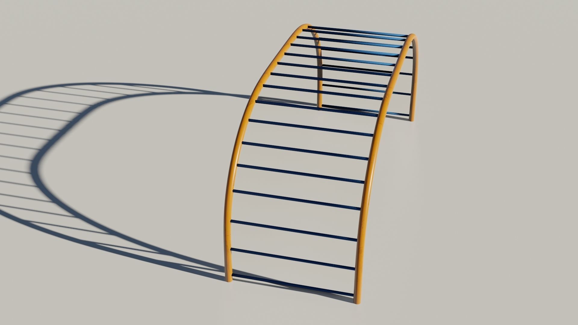 Playground 3D model play structure Low-poly 3D model_8