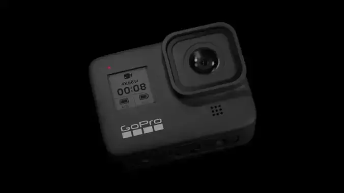 GoPro Hero8 Black 3D model