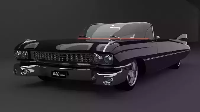 cadillac eldorado deville 1959 3D model
