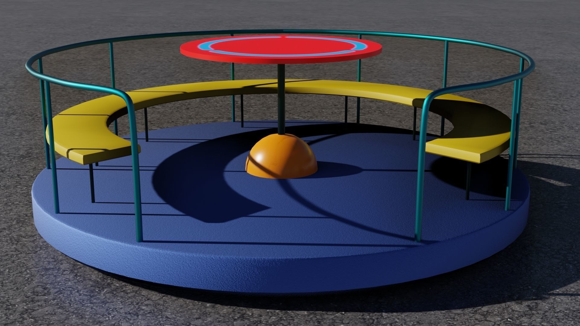 4 Rides 3D models 3D Model Collection_30