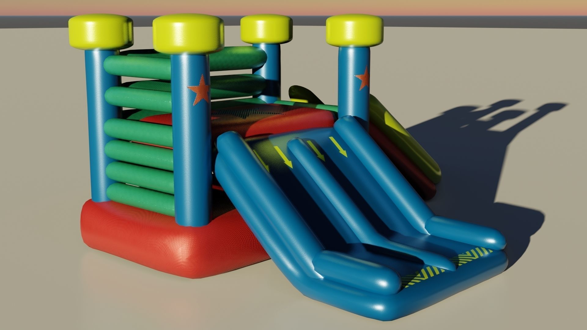 4 Rides 3D models 3D Model Collection_46