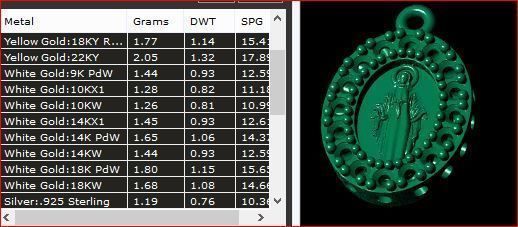 Jesus - Pendant 3D print model 3D print model_6
