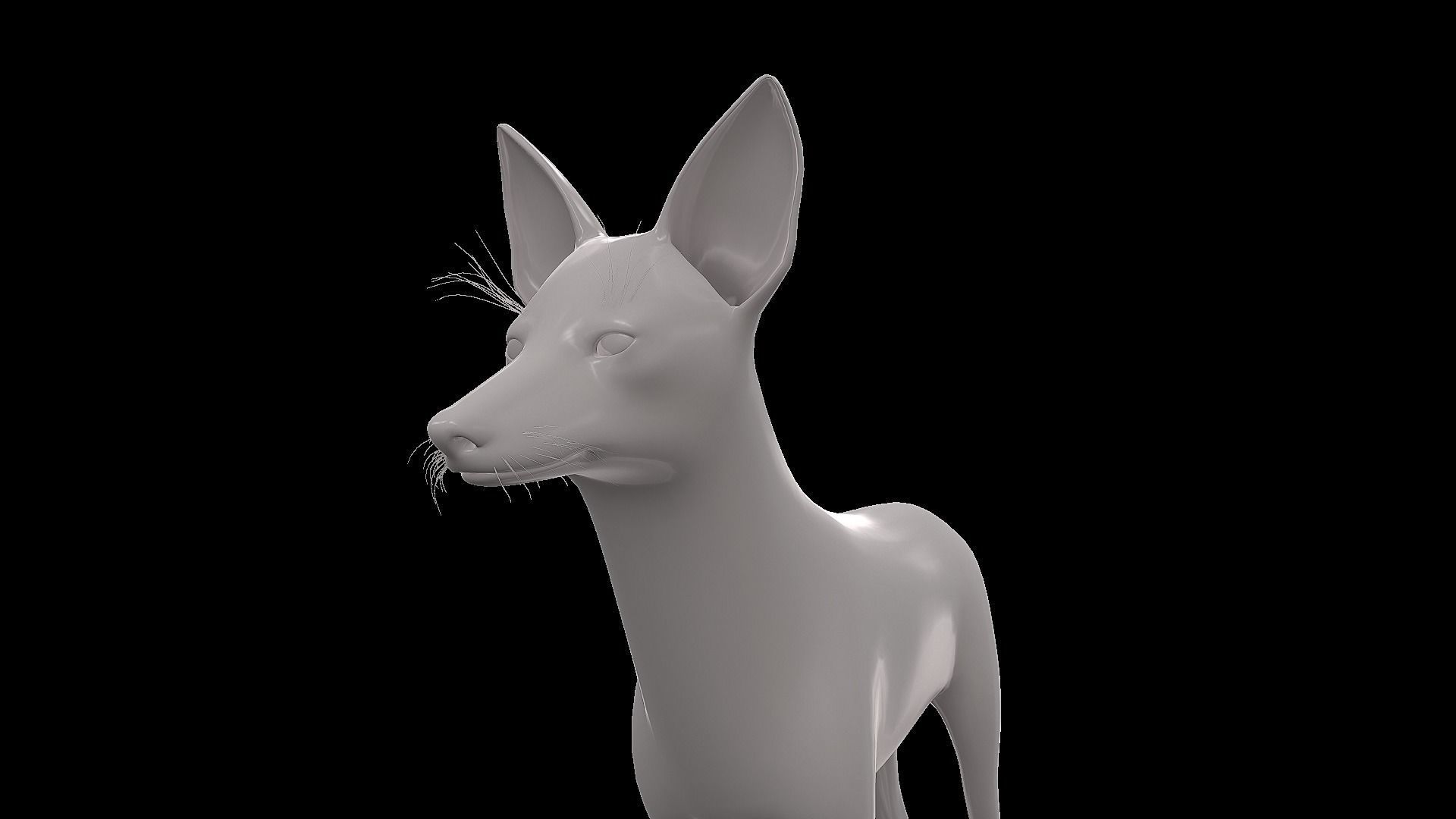 Realistic jackal animal 3d model  3D model_13