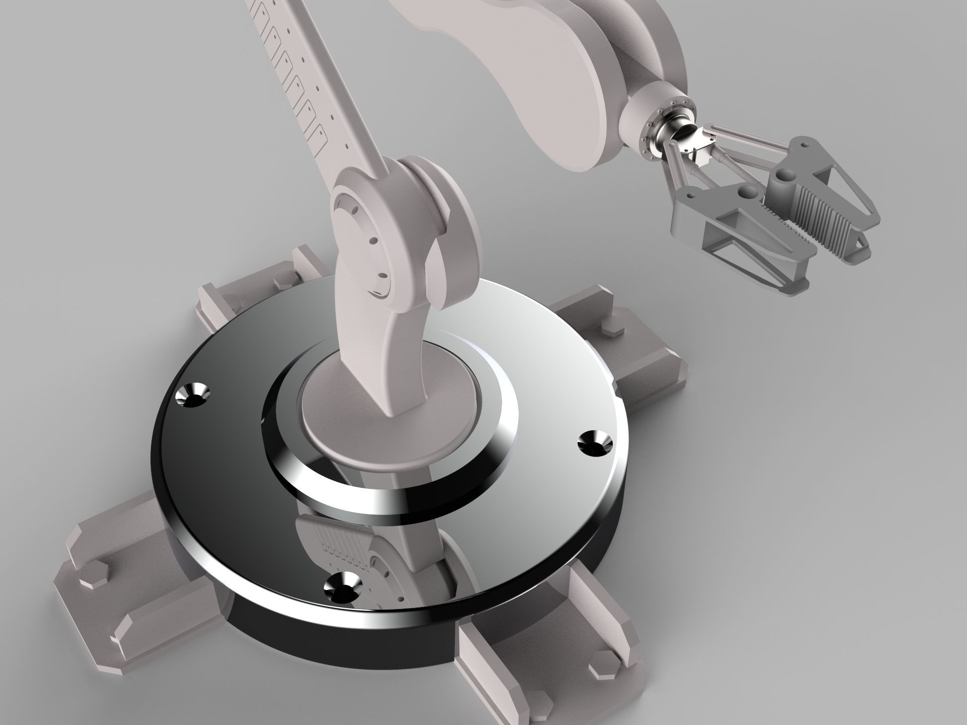 Robotic arm  scifi mech  3D model_2