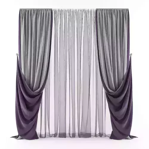 Curtain 3D model 69