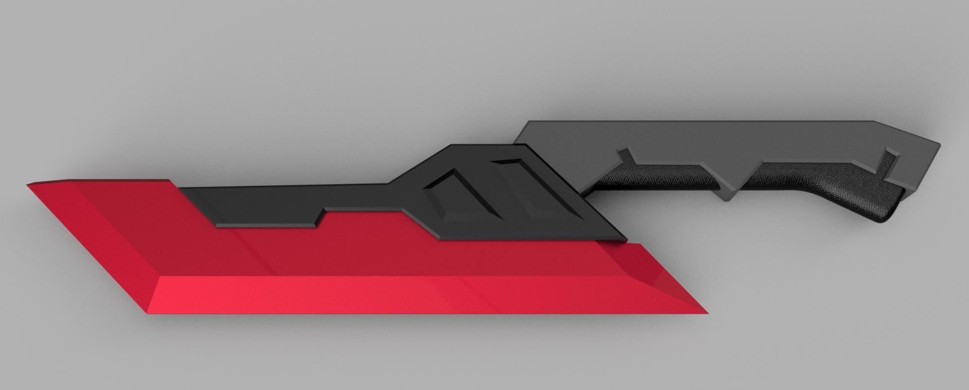 3d model Katarina Project Dagger League of Legends coplay STL 3D print model_7