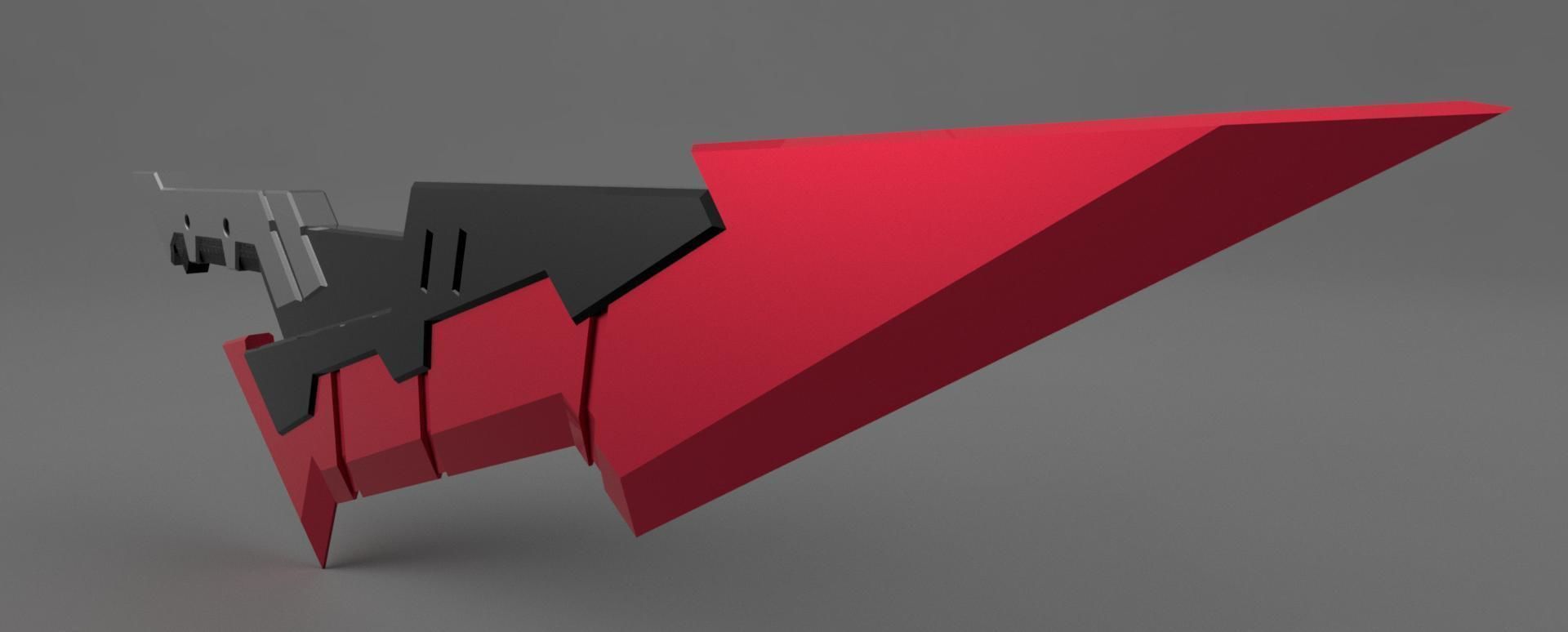 3d model Katarina Project Dagger League of Legends coplay STL 3D print model_1