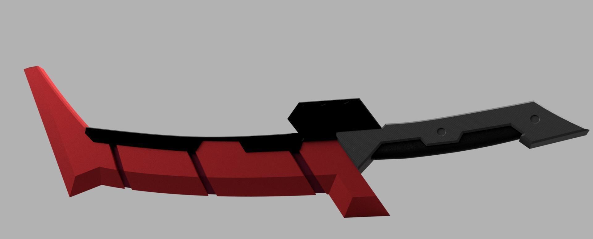 3d model Katarina Project Dagger League of Legends coplay STL 3D print model_4