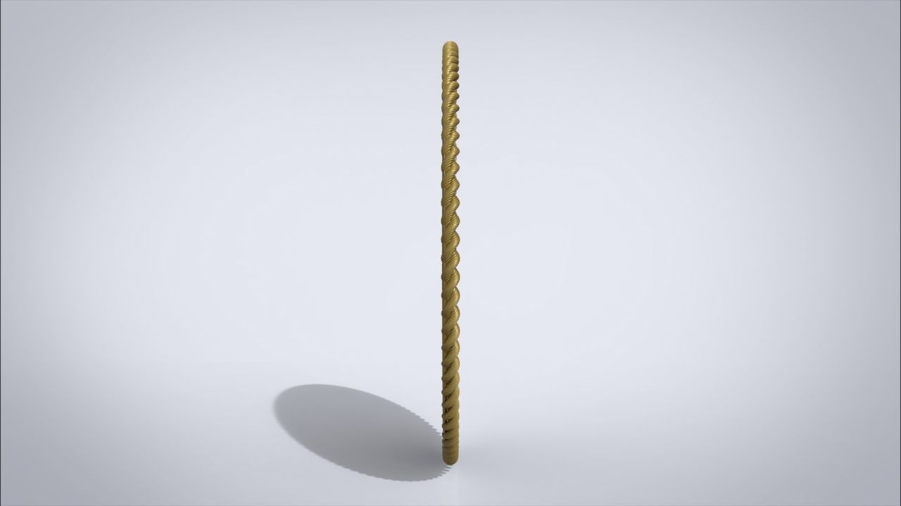 Rope mirror frame 3D print model_5