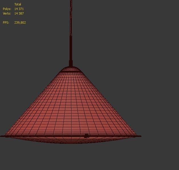Romatti Tom Dixon Cone Light Larg 3D model_4