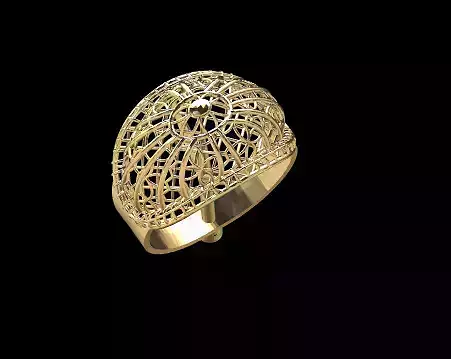 filigree ring jewellery printable jewelry scanned 