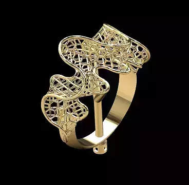 filigree ring jewellery printable jewelry scanned 