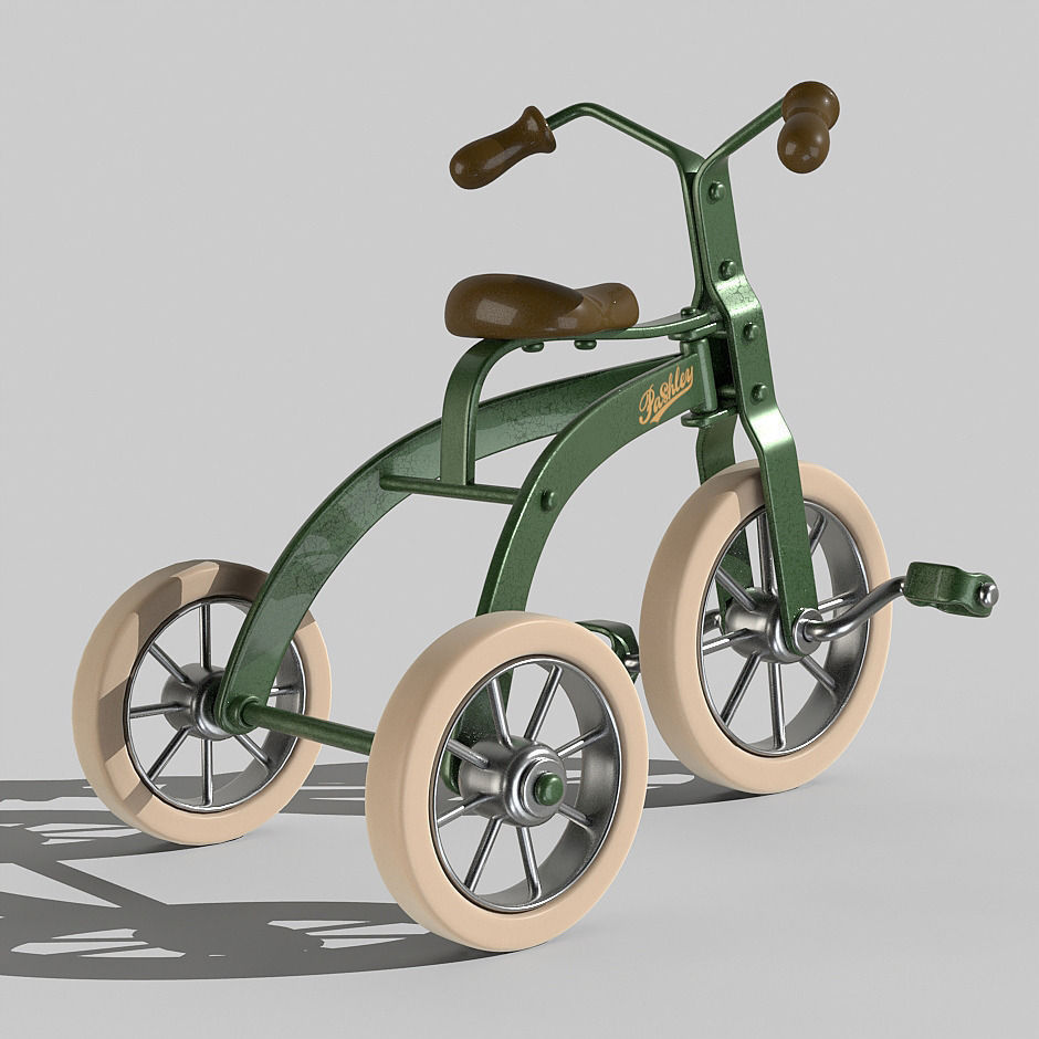 Tricycle 3D model_3