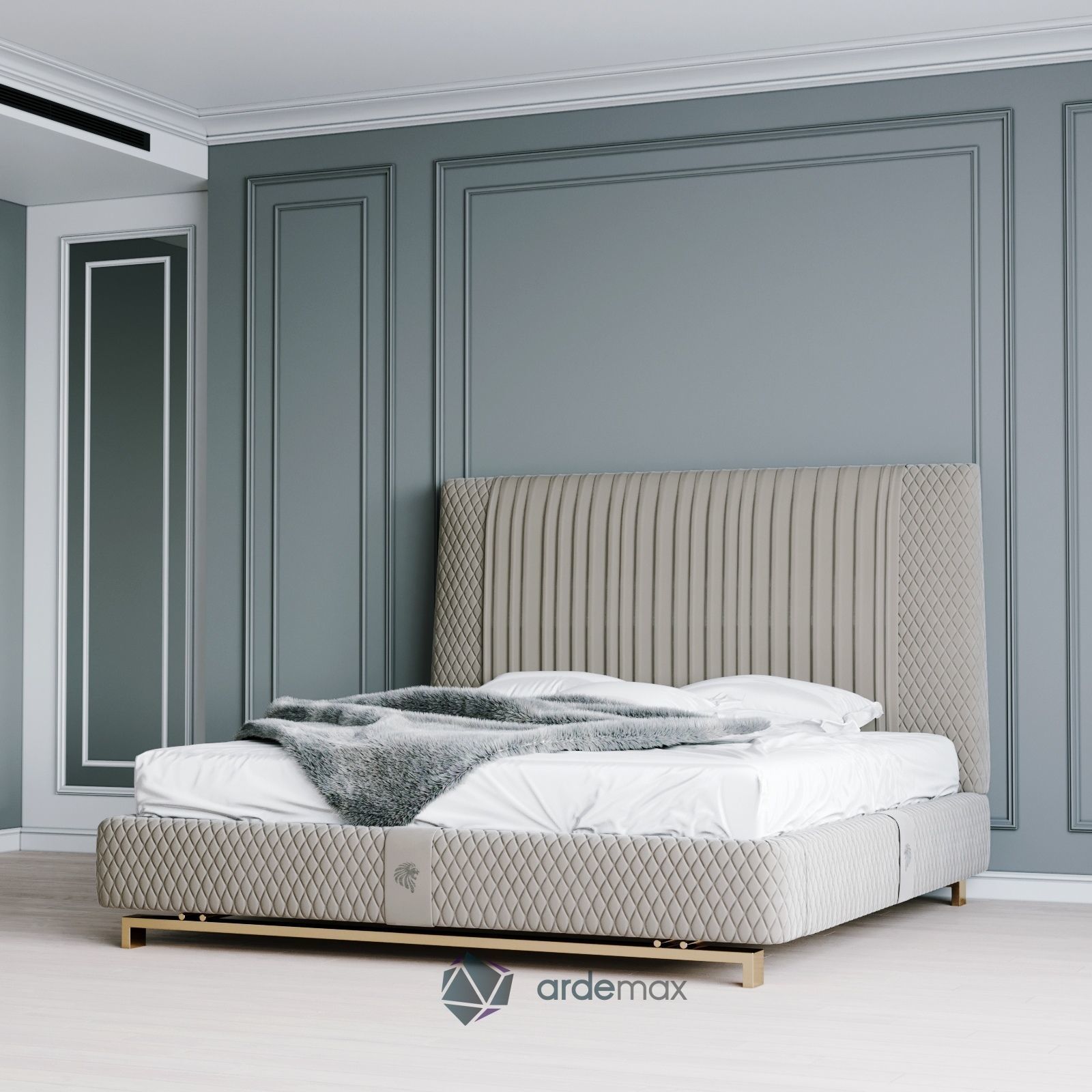 Bed by Giorgio Collection 3D model_4