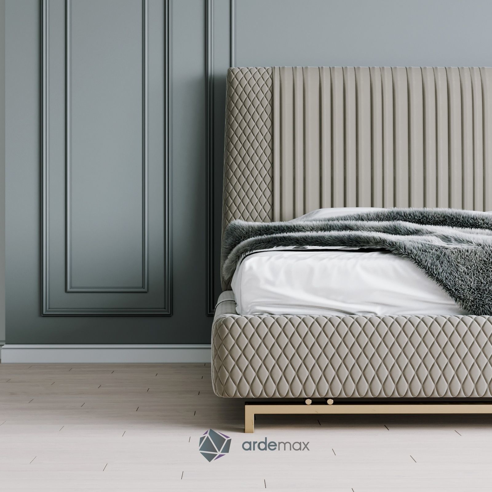 Bed by Giorgio Collection 3D model_2