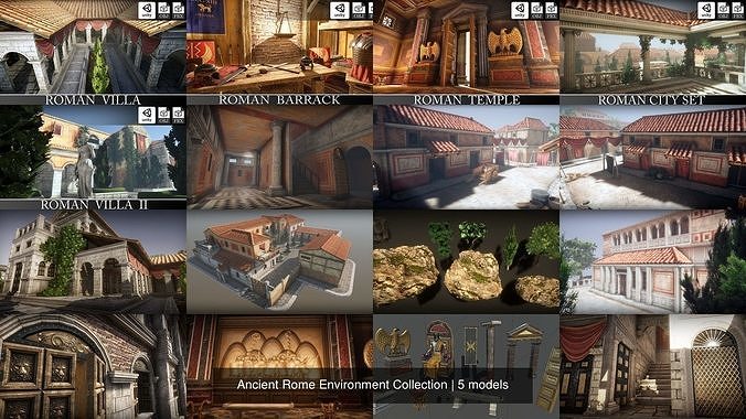 Ancient Rome Environment Collection 