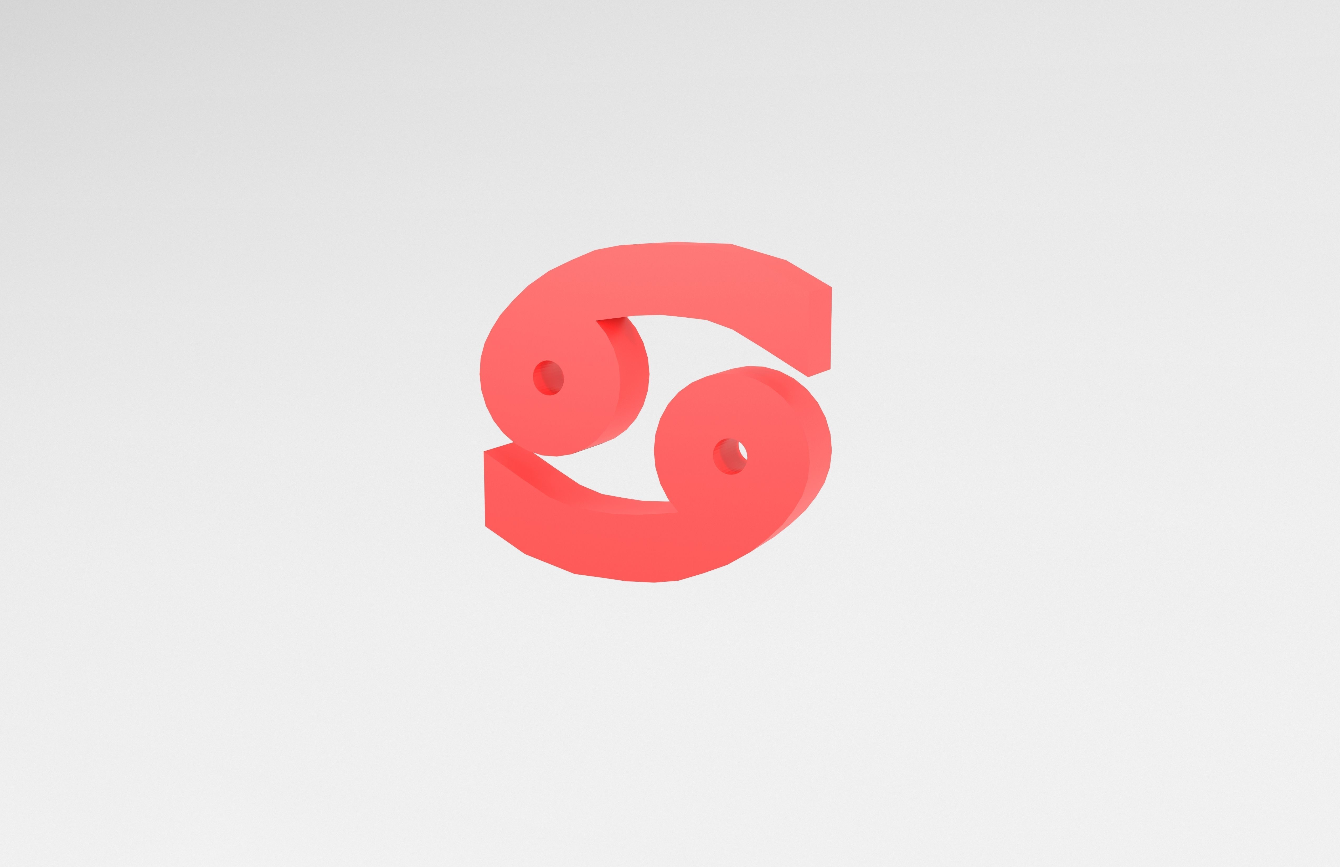 Cancer v1 003 Low-poly 3D model_3