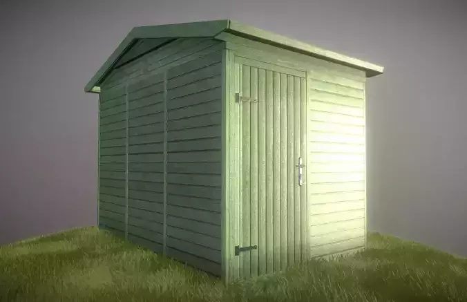 Green Garden Shed