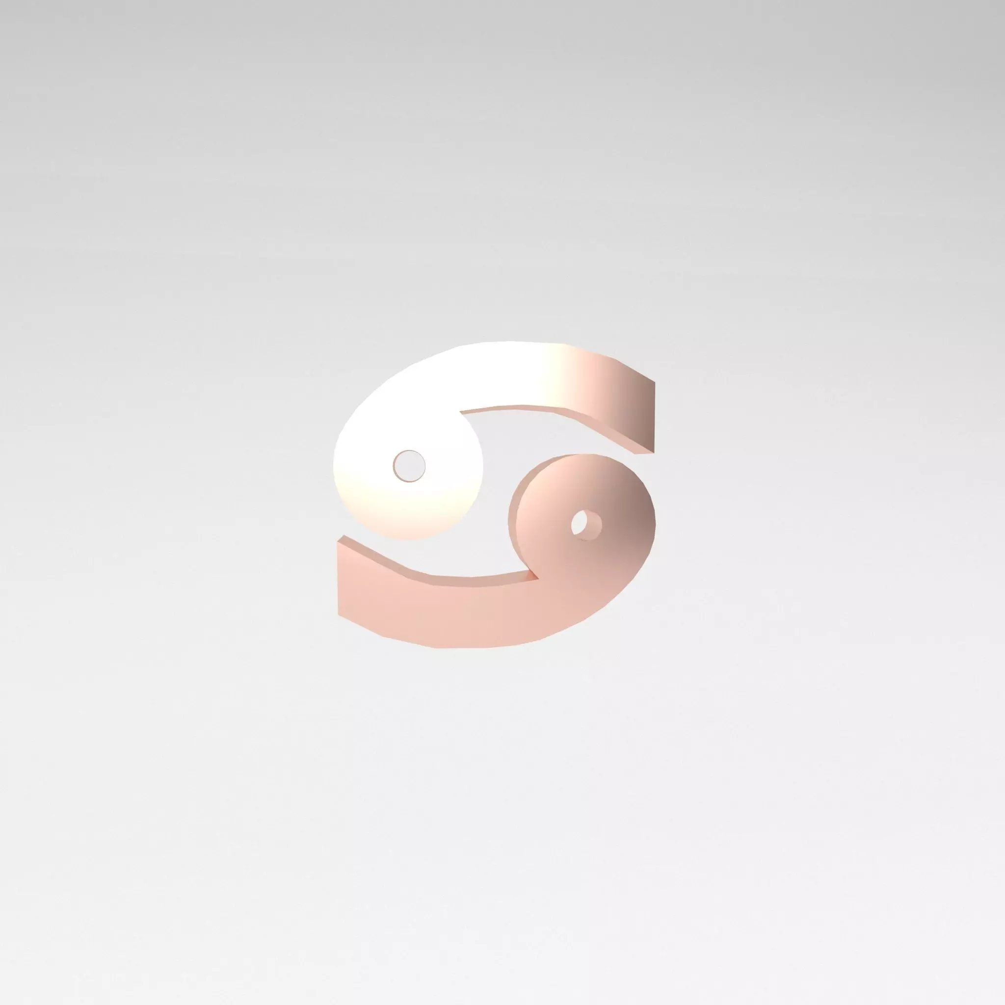 Cancer v1 007 Low-poly 3D model