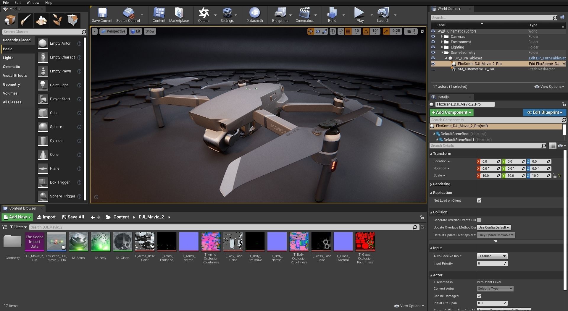 DJI Mavic 2 Pro Low-poly 3D model_41