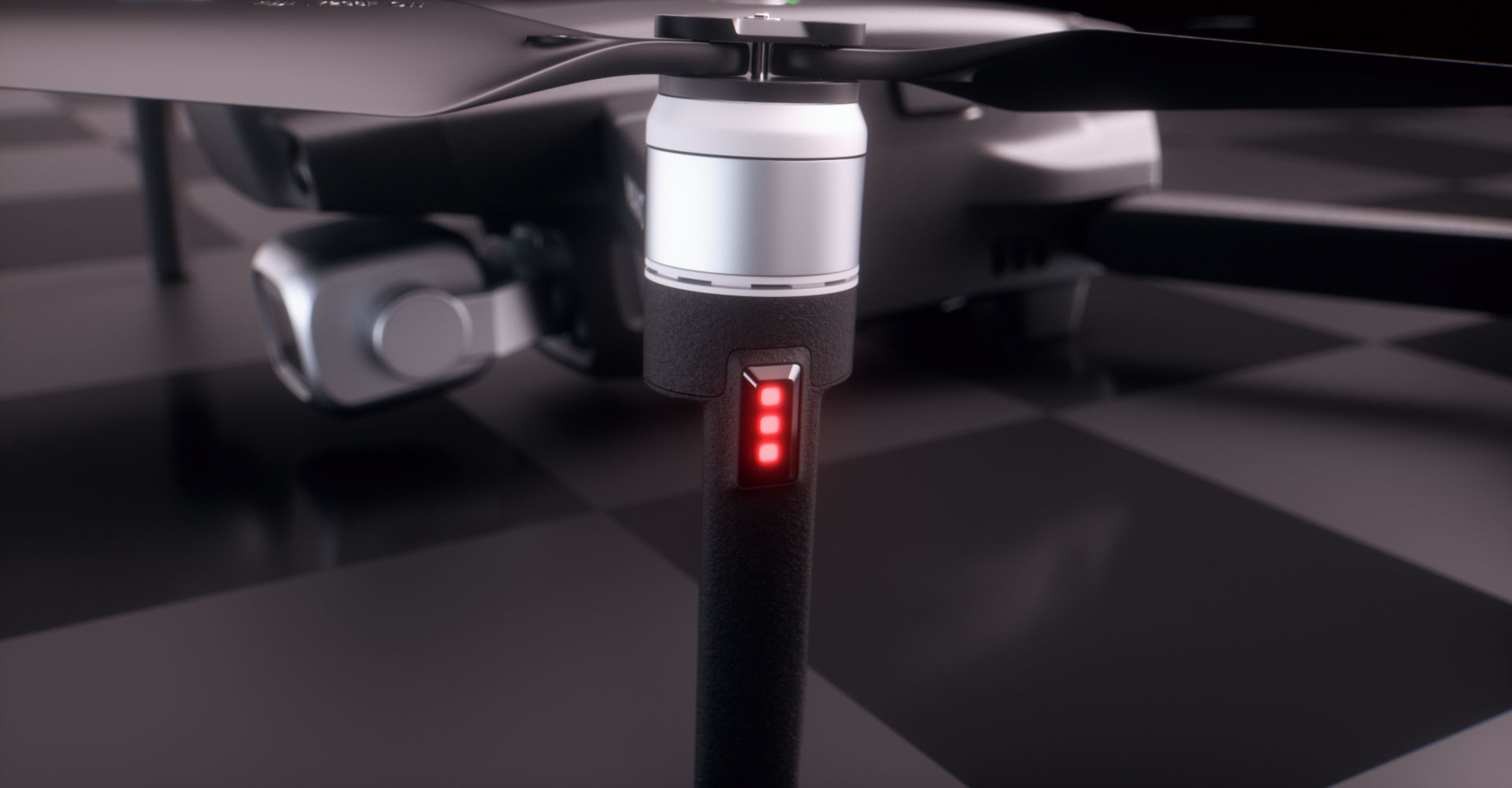 DJI Mavic 2 Pro Low-poly 3D model_7