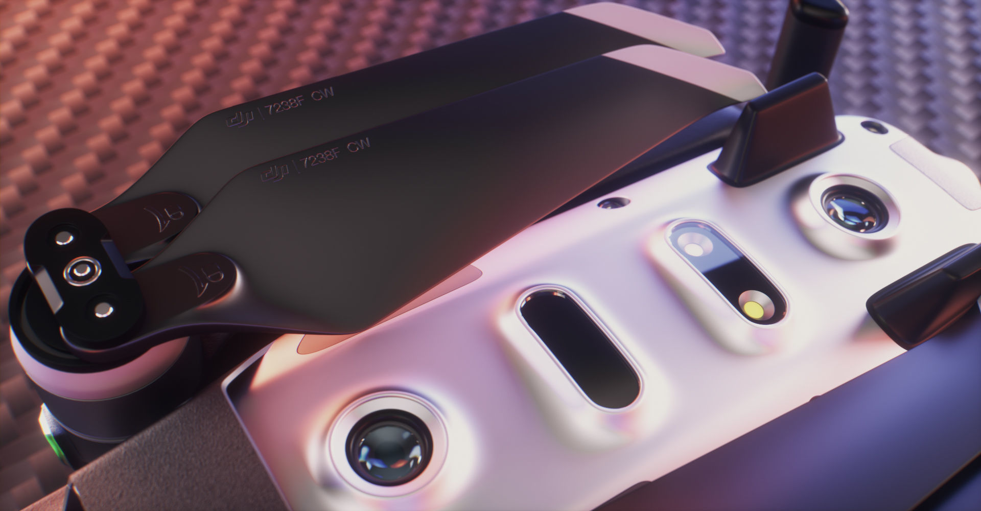 DJI Mavic 2 Pro Low-poly 3D model_24