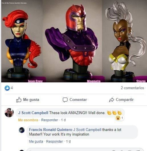 Campbells Psylocke Bust 3D print model_5