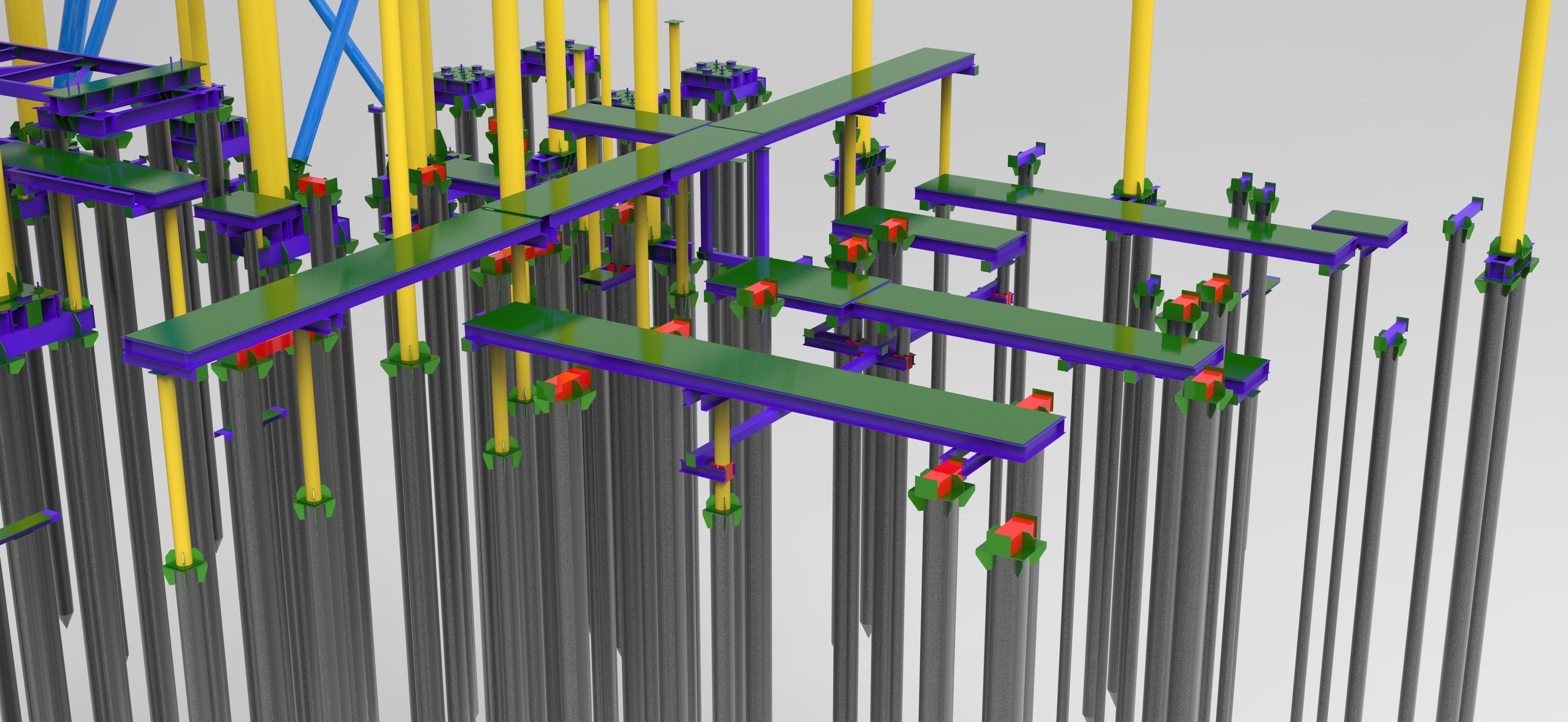 Separation platform 3D model_6