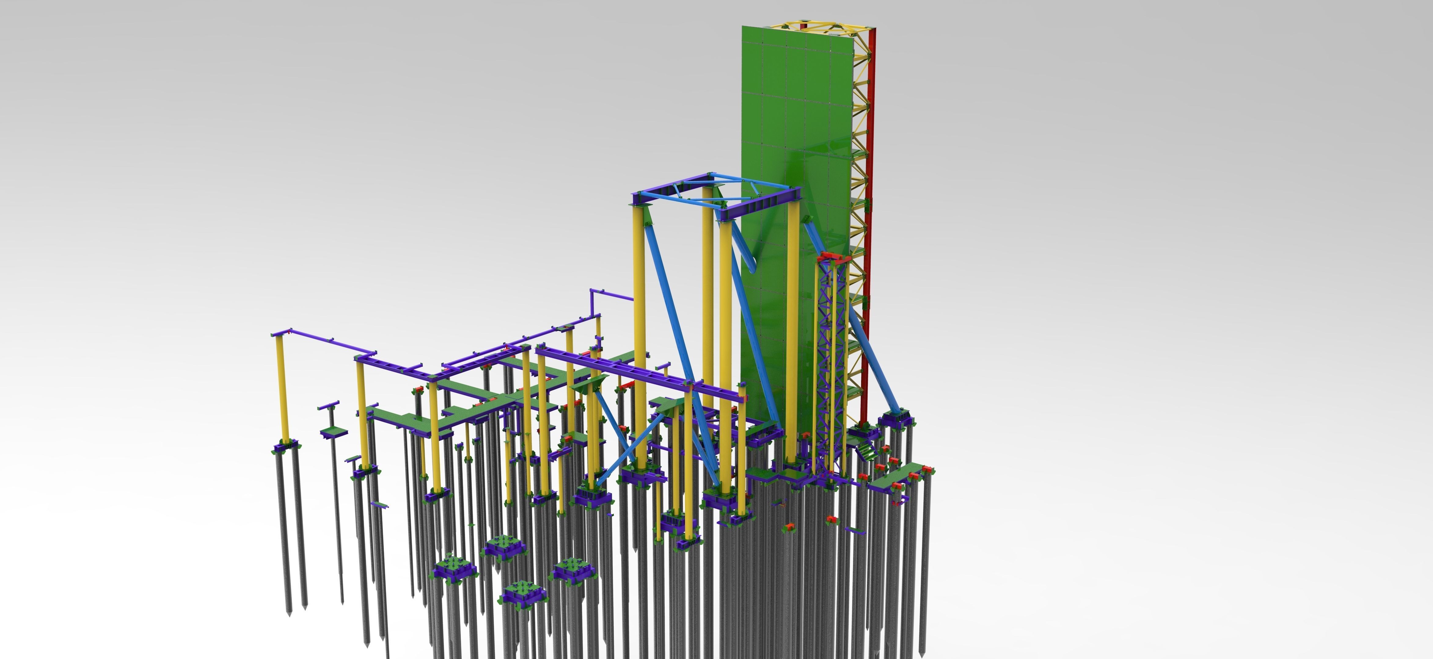 Separation platform 3D model_1