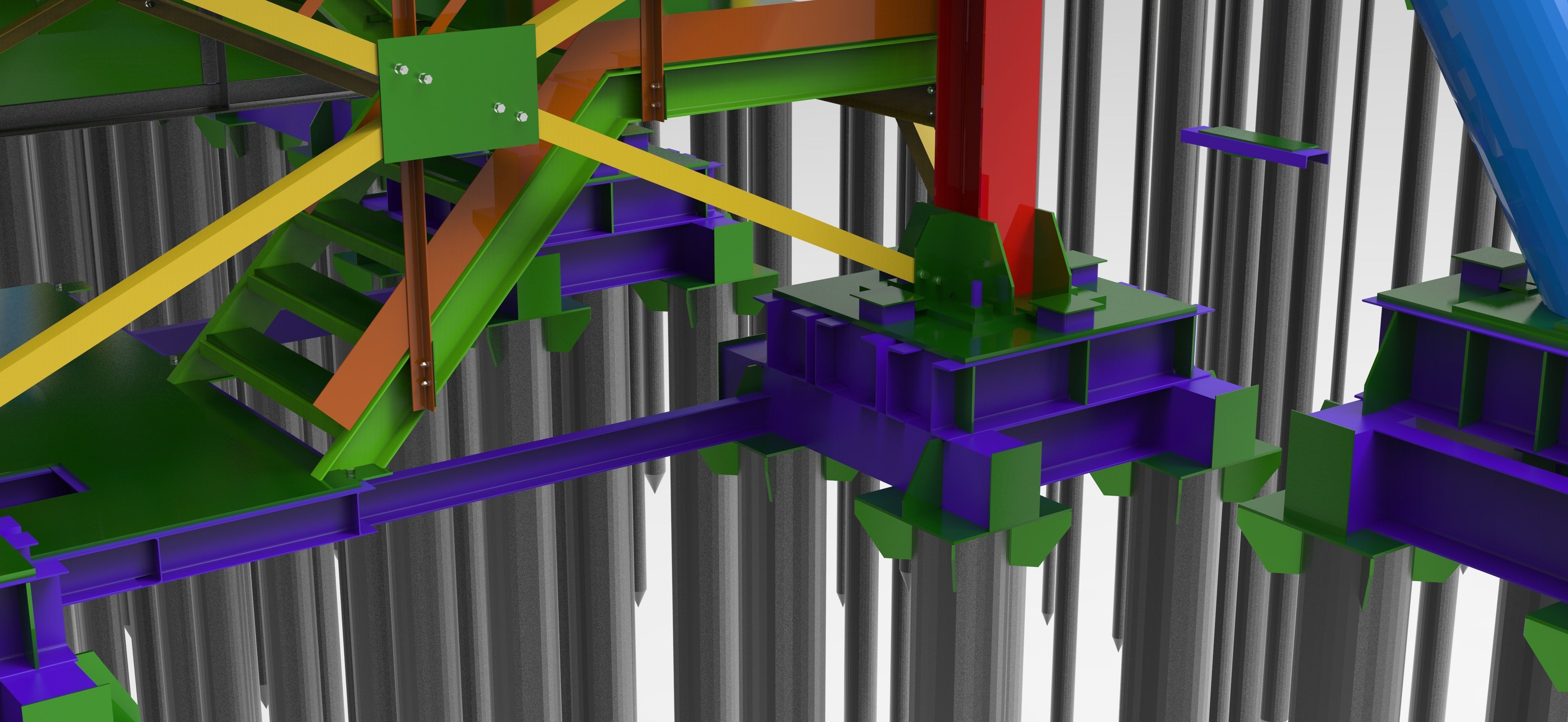 Separation platform 3D model_0