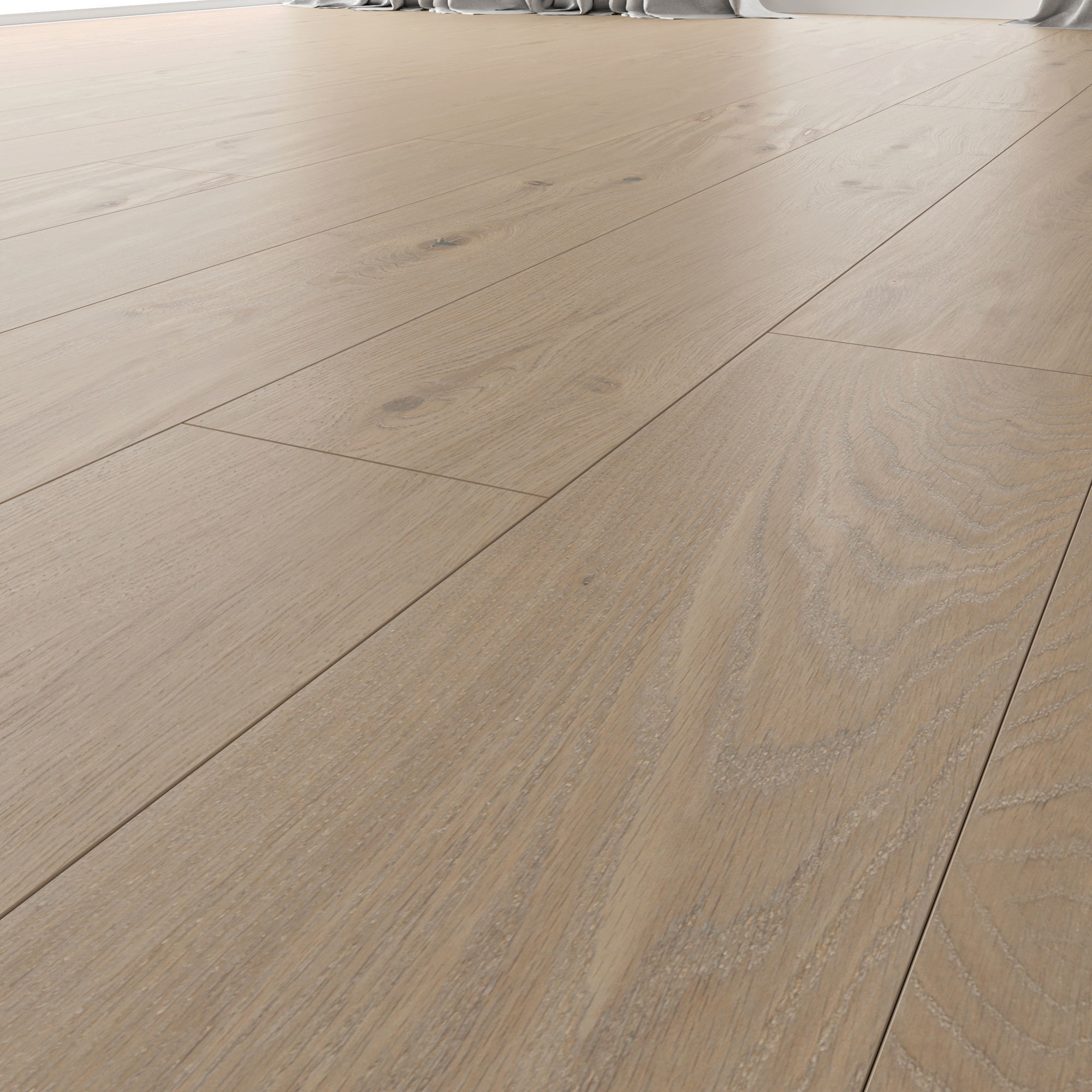 Wood Floor Oak Colonial Style Firestop 3D model_2