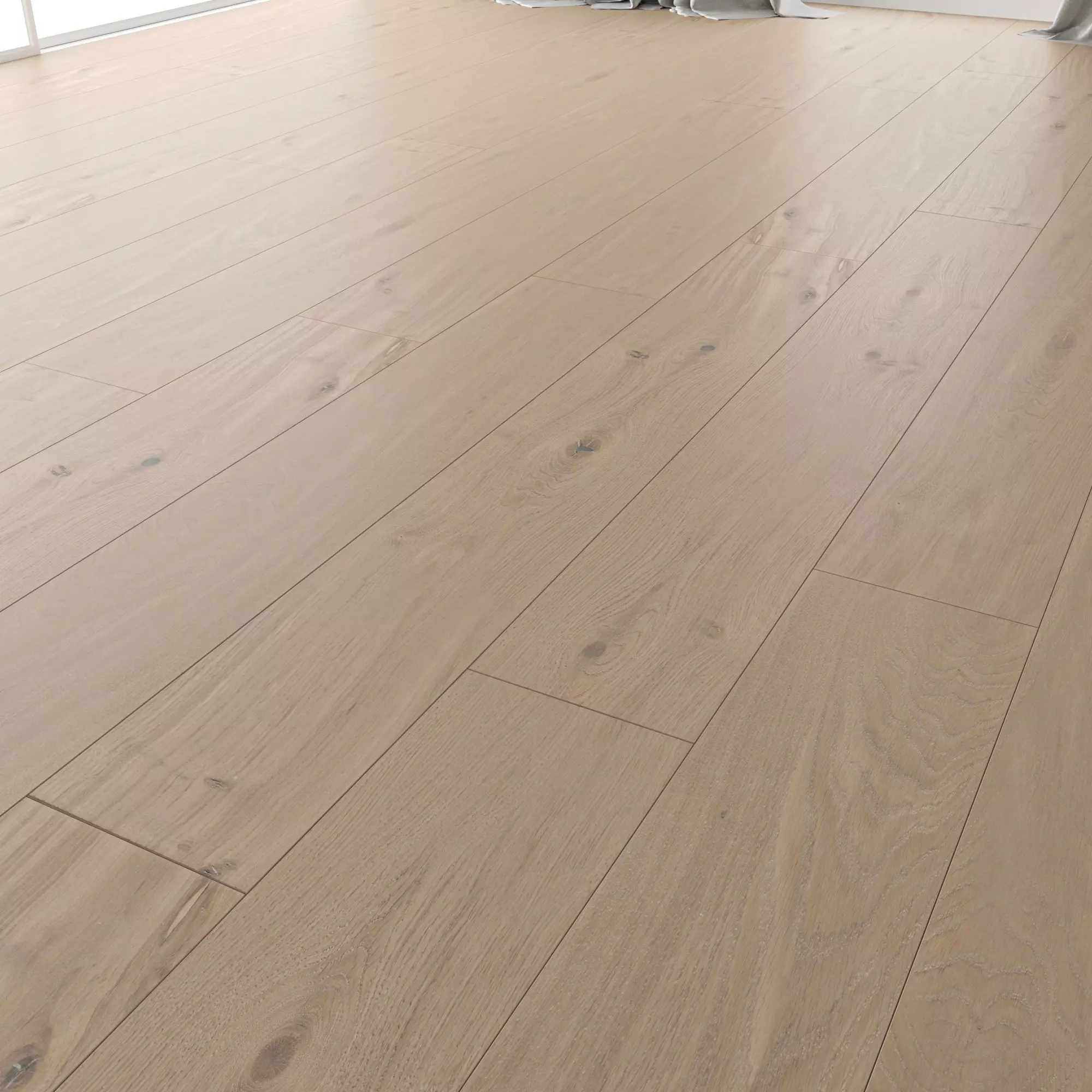 Wood Floor Oak Colonial Style Firestop 3D model_0