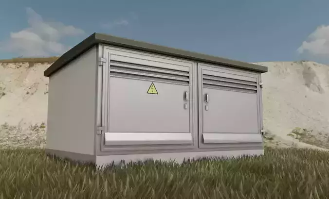 Transformer Station High-Poly Version   3D model