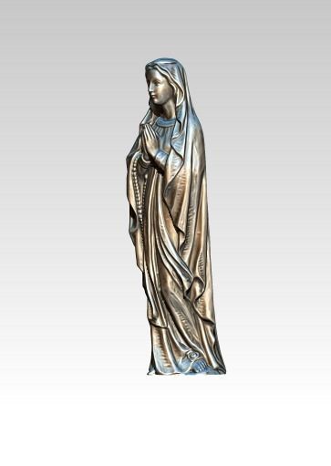 Virgin Mary Statue  3D print model_1