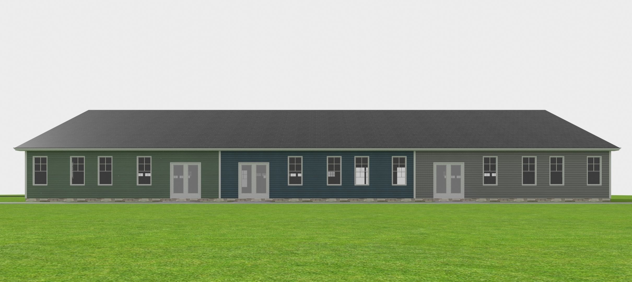 Cape Cod House 4 3D model_3