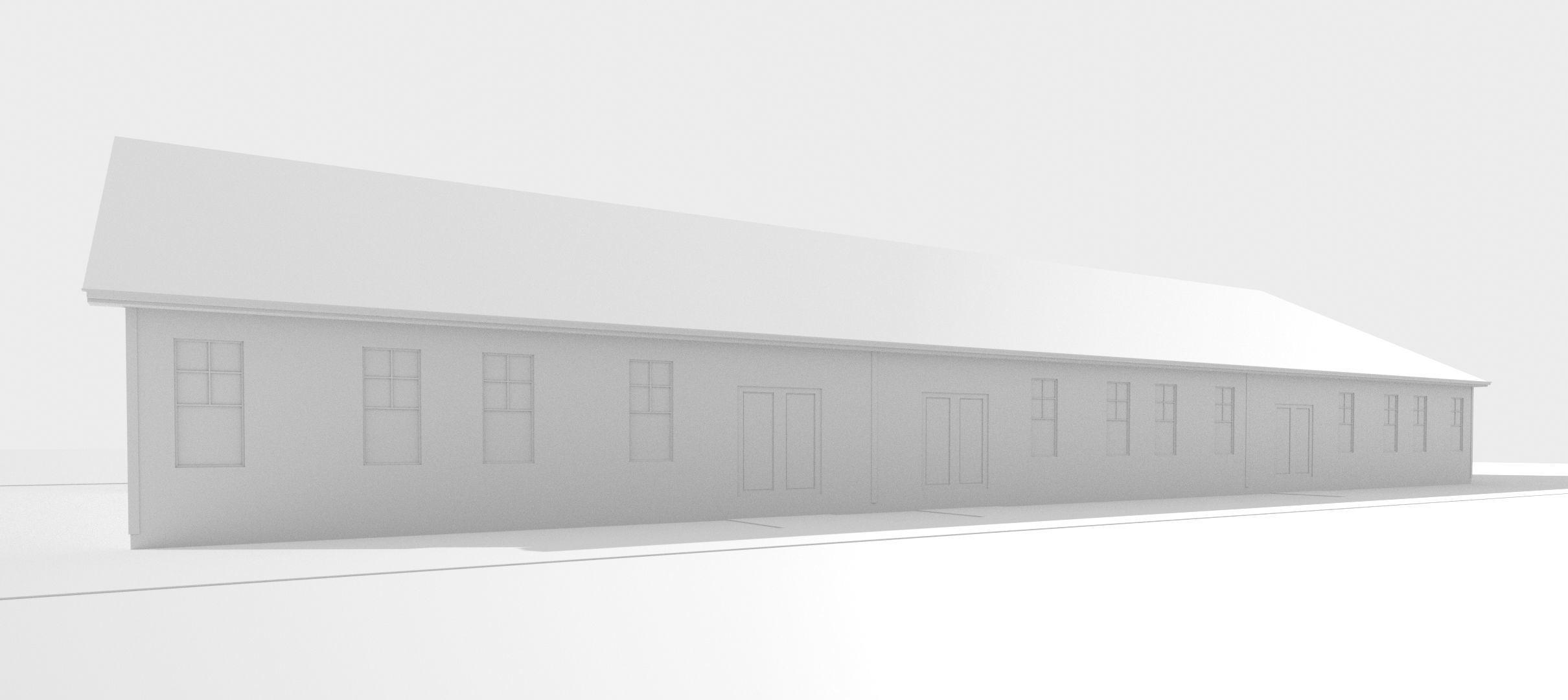 Cape Cod House 4 3D model_7