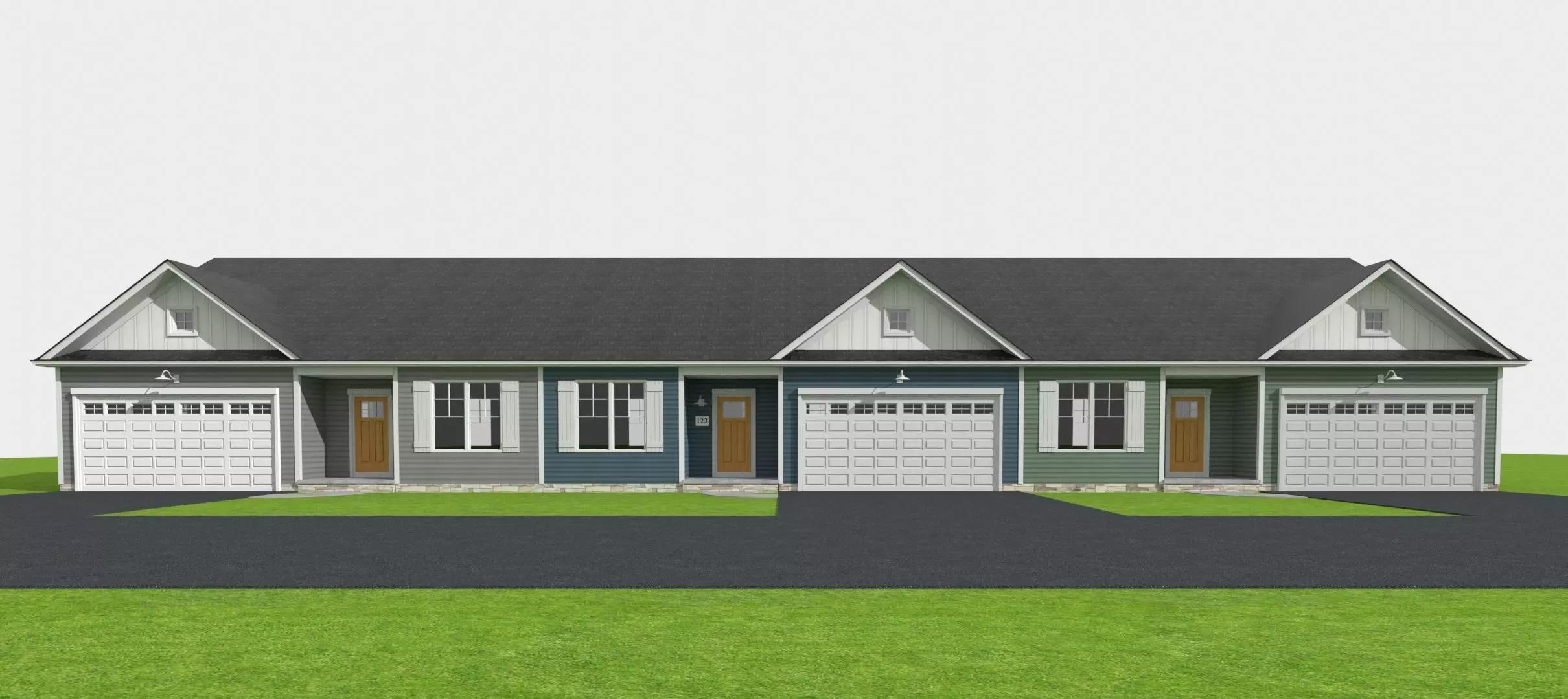 Cape Cod House 4 3D model_0