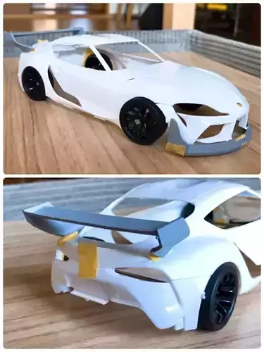 D-WING and Spoiler for Supra 124