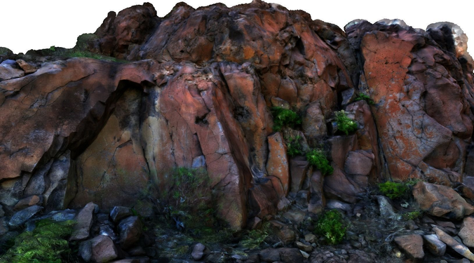 Stone Wall I 3D model