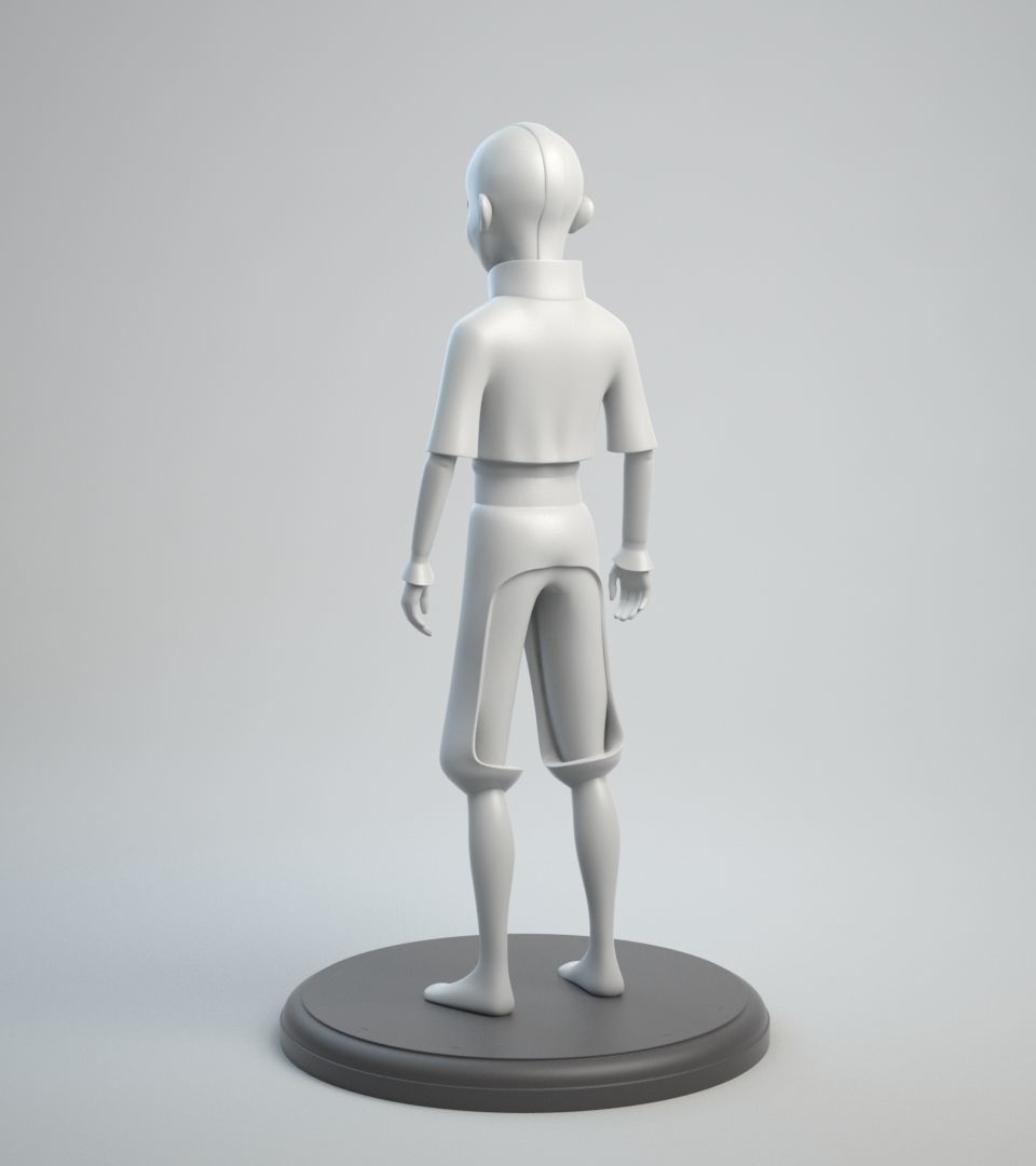 Aang from Avatar The Last Airbender 3D print model_3