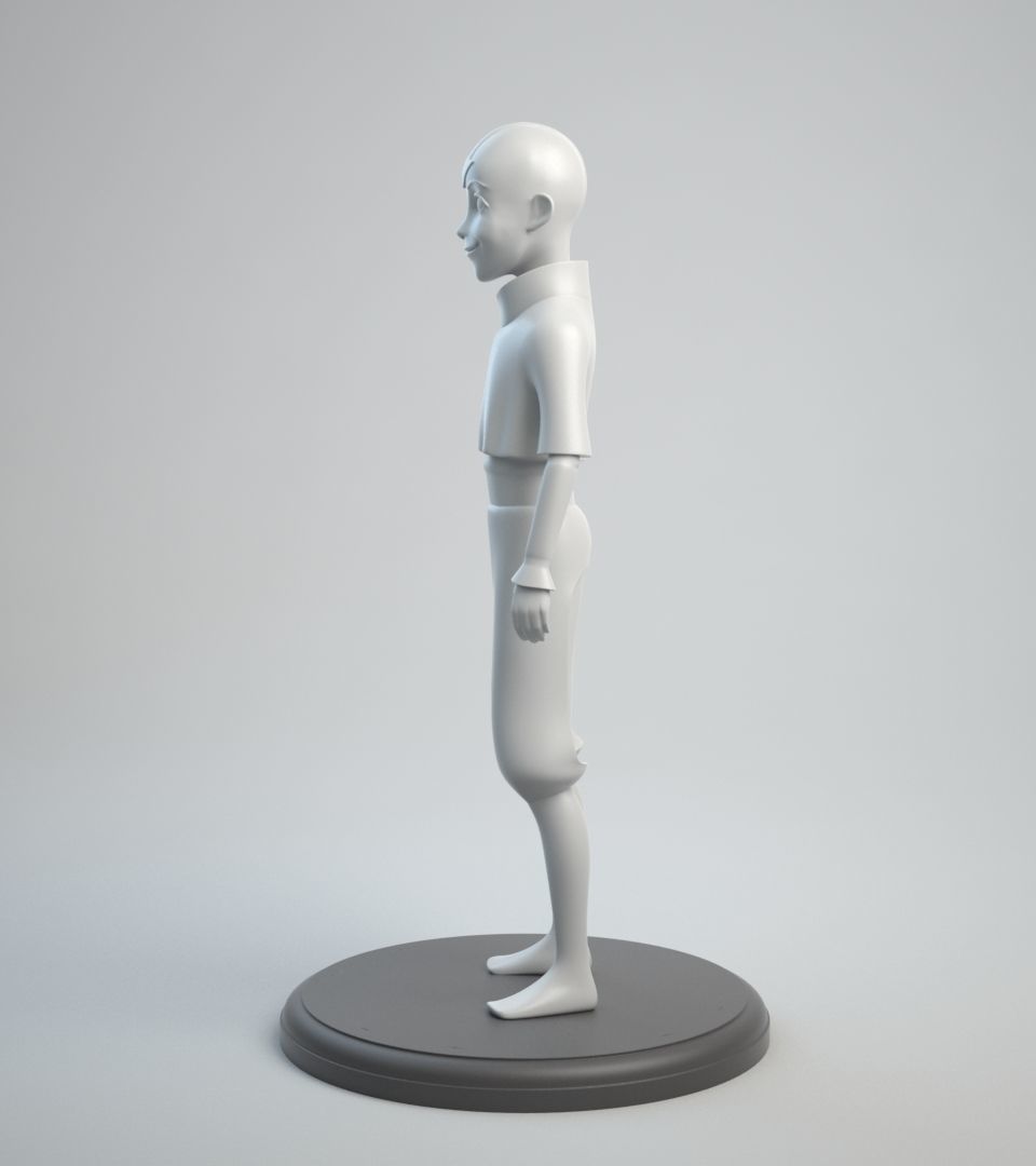 Aang from Avatar The Last Airbender 3D print model_4